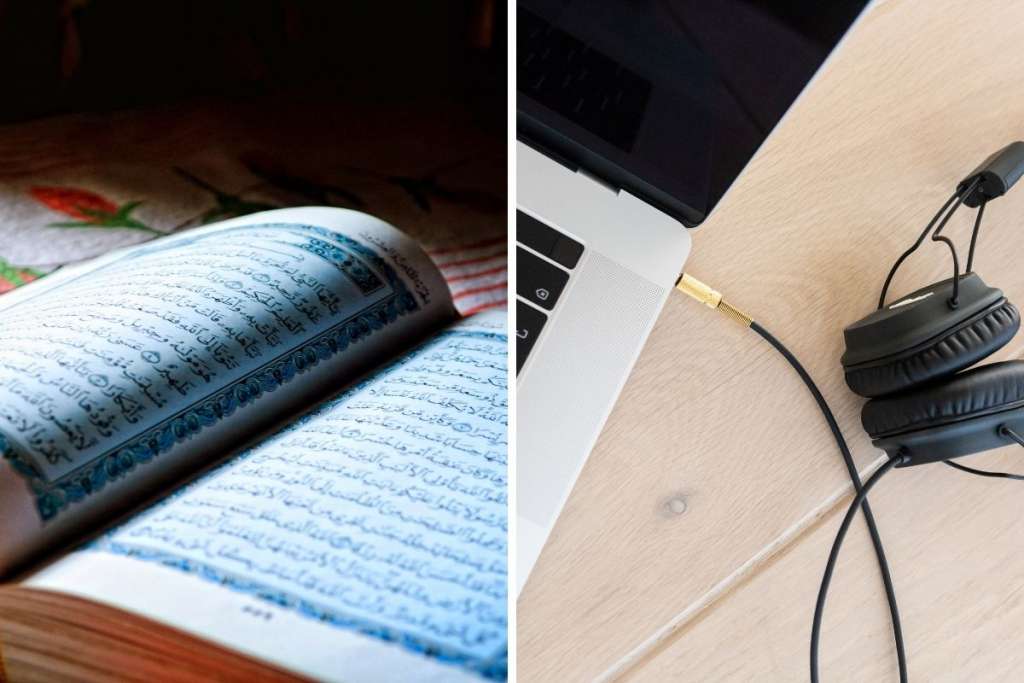 can you listen to the quran without wudu