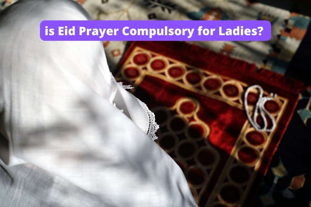 woman praying to answer is eid prayer compulsory for ladies