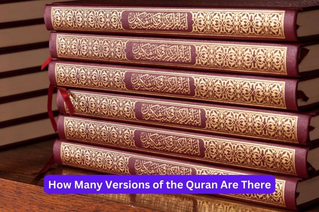 many books of Quran to show how many versions of the Quran are there